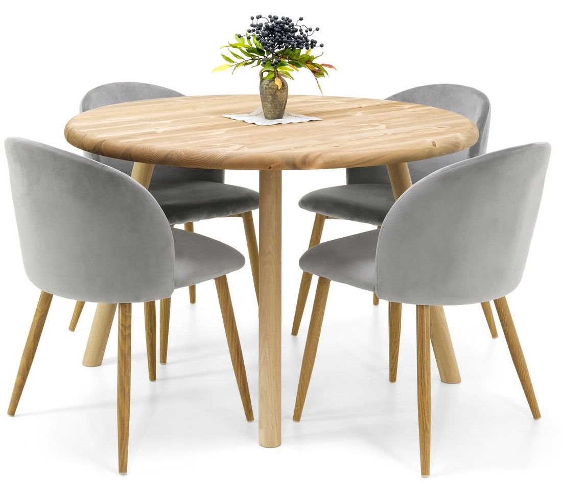 Pilvi pyöreä ruokapöytä 115cm mänty, Kampanja!