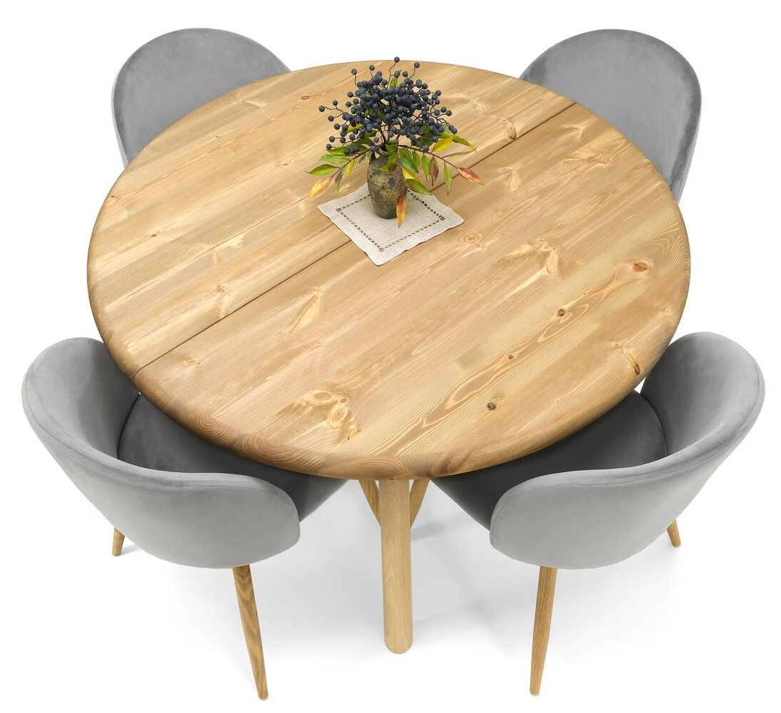 Pilvi pyöreä ruokapöytä 115cm mänty, Kampanja!