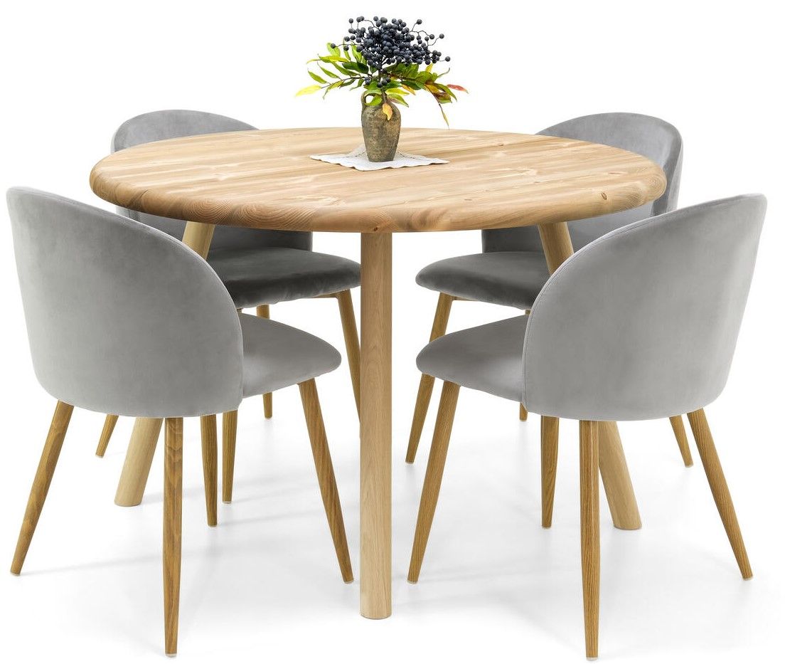 Pilvi pyöreä ruokapöytä 115cm mänty, Kampanja!