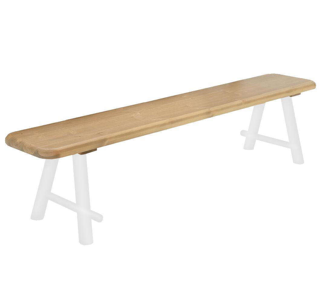 Pilvi ruokapöydän penkki 200cm, antiikki/valkoinen