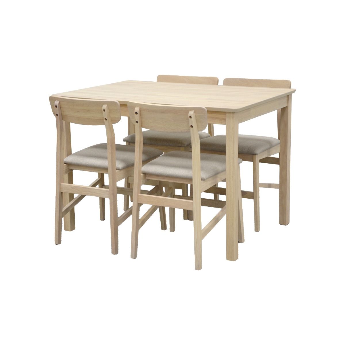 Pilvi ruokaryhmä neljällä tuolilla