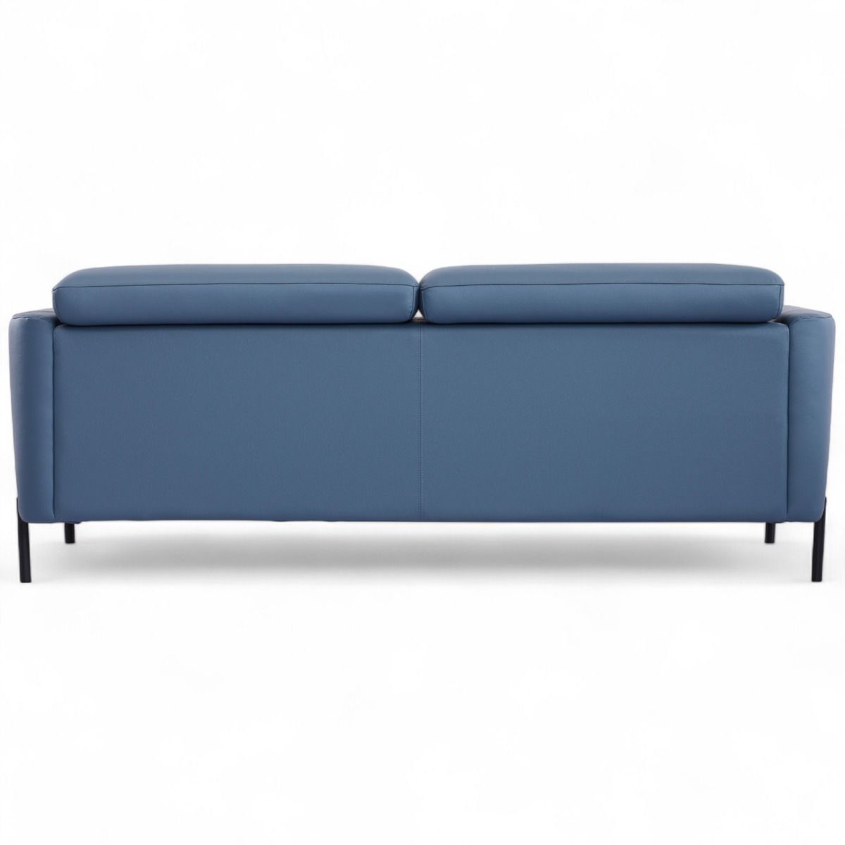 Pisa sininen nahkasohva 3-ist