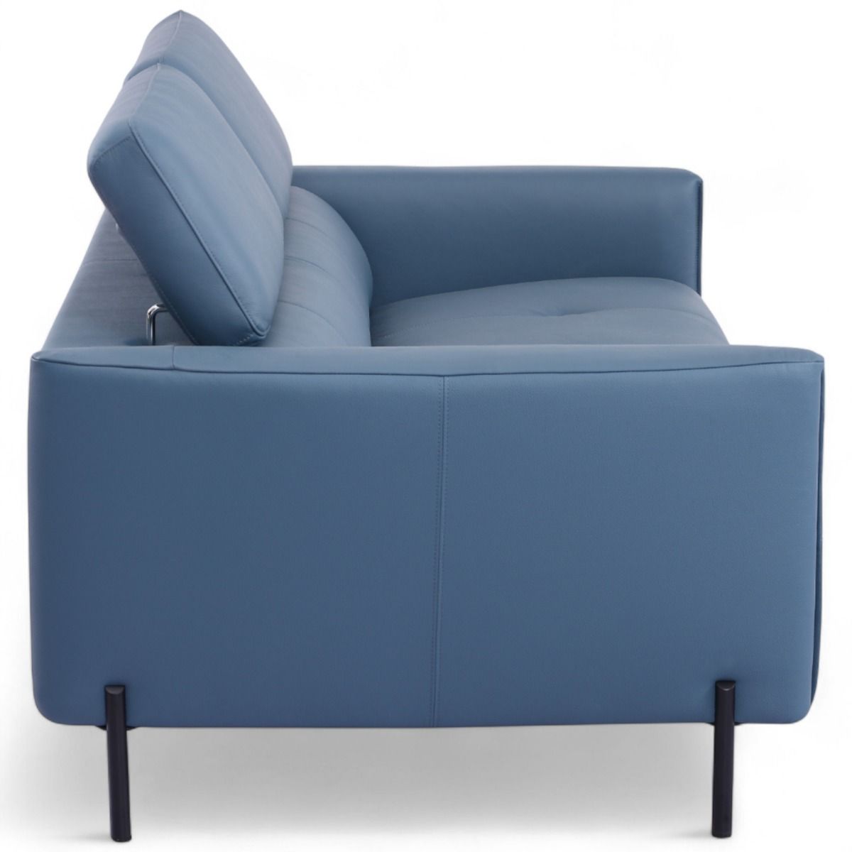 Pisa sininen sohvakalusto 3+2 nahkaa