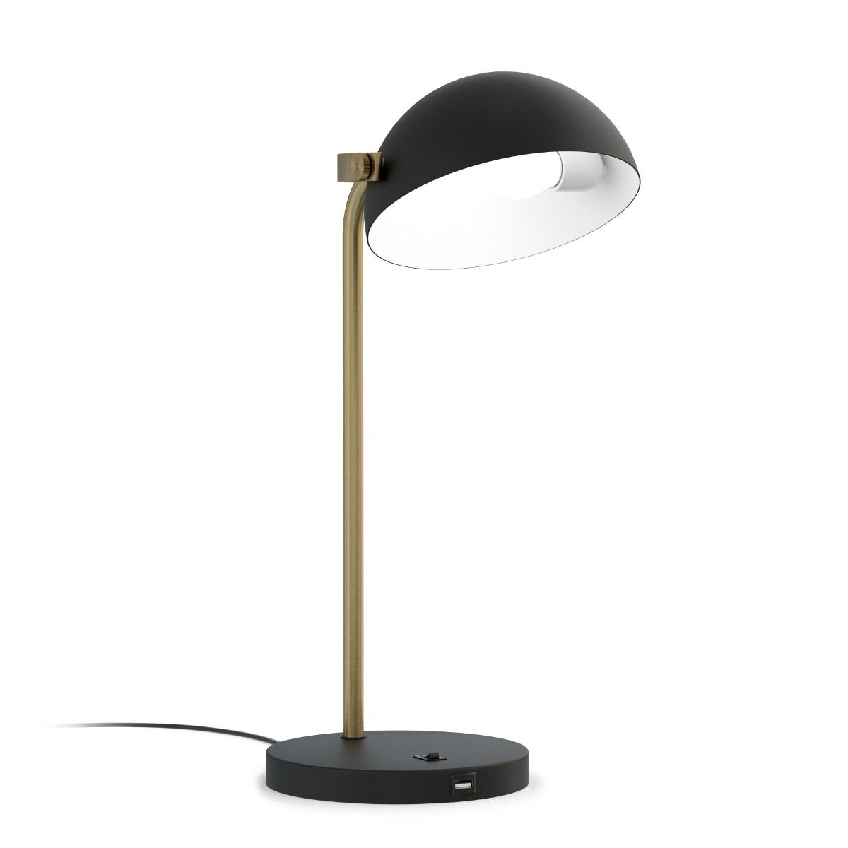 Pivo-valaisimet yhdistävät tyylin ja toimivuuden näyttävällä tavalla. Niiden muotoilun ytimessä on puolipallon muotoinen kupu, joka lepää elegantisti kaartuvan messinkikaaren varassa ja tarjoaa laajan valonjaon. Pöytävalaisin tuo lisämukavuutta arkeen sis