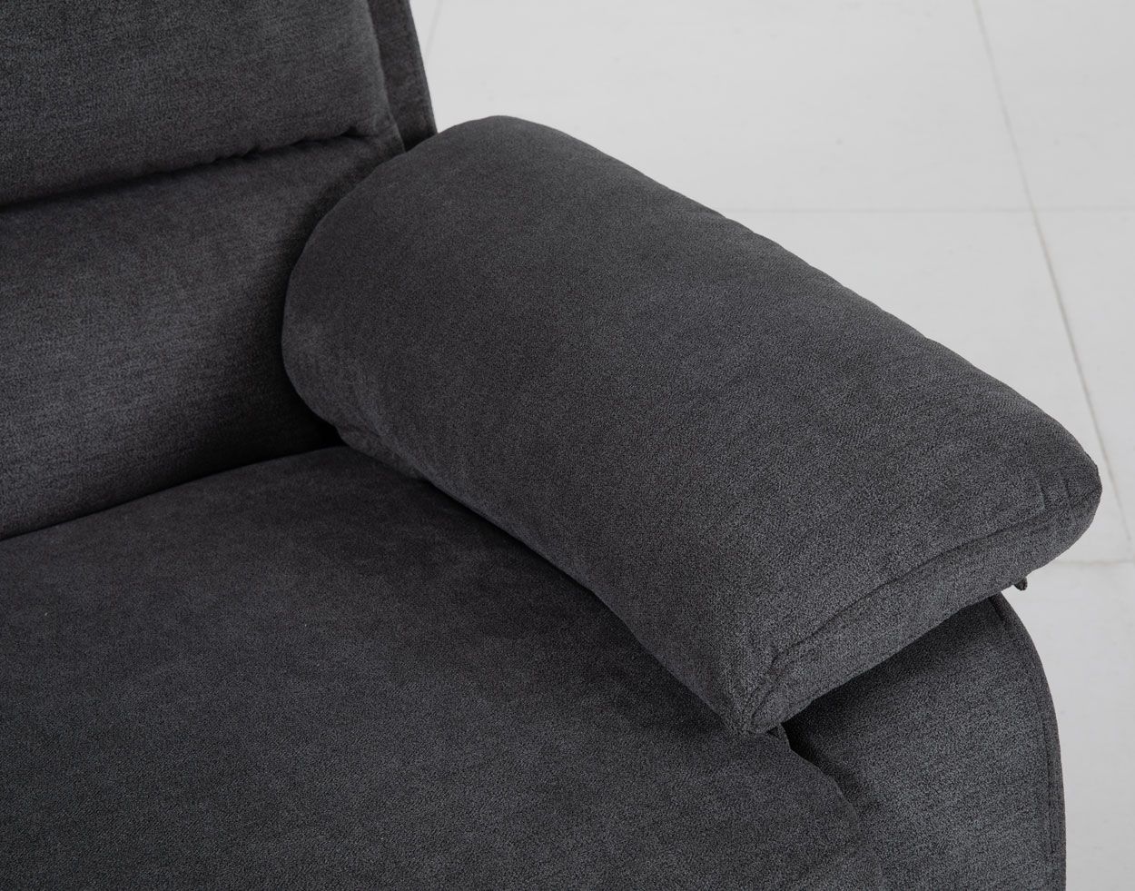 Portland 3+2 sähkörecliner sohvakalusto, harmaa