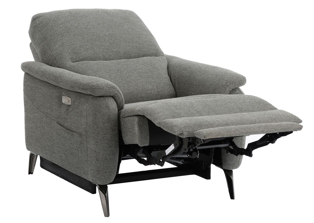 Portland sähkömekanismituoli, harmaa