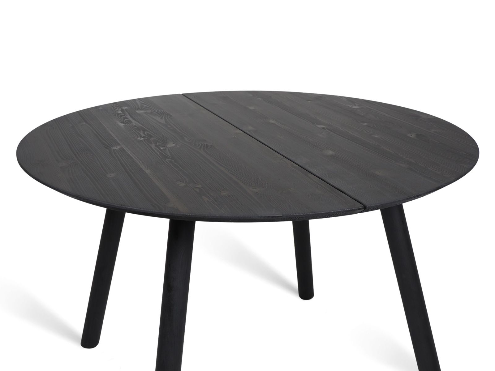 Pouta pyöreä ruokapöytä musta 115cm