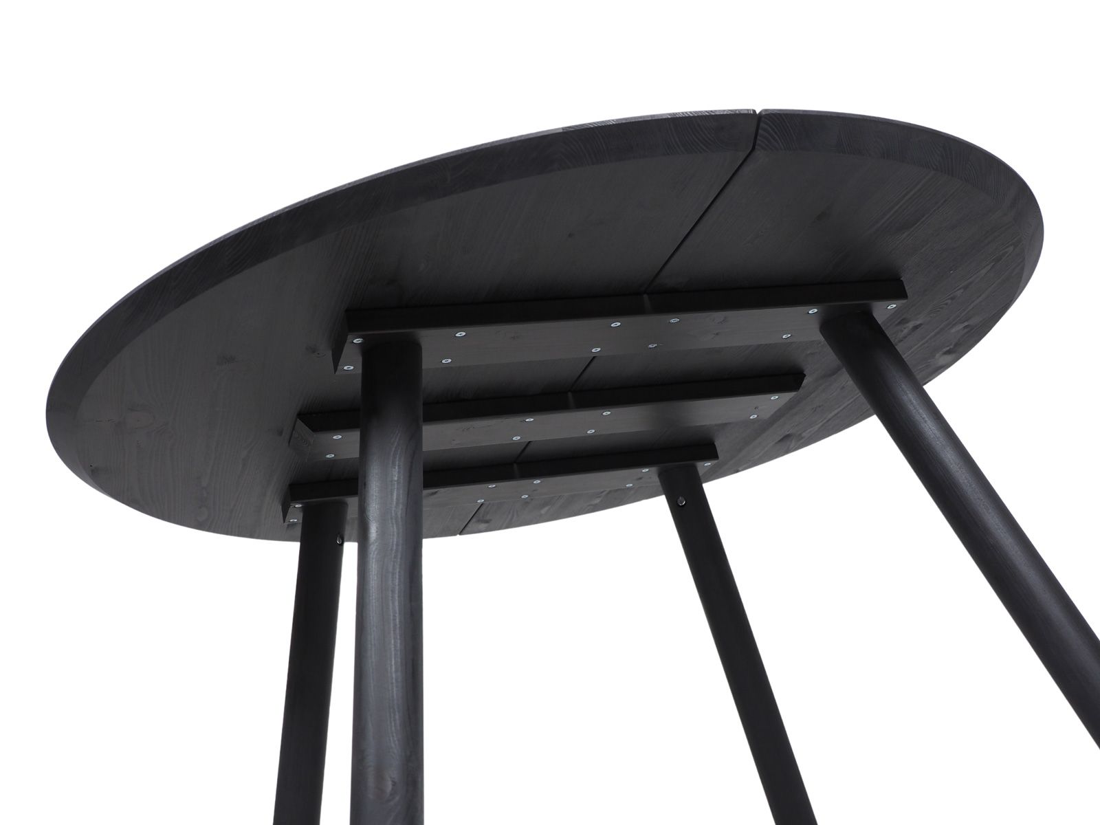 Pouta pyöreä ruokapöytä musta 115cm