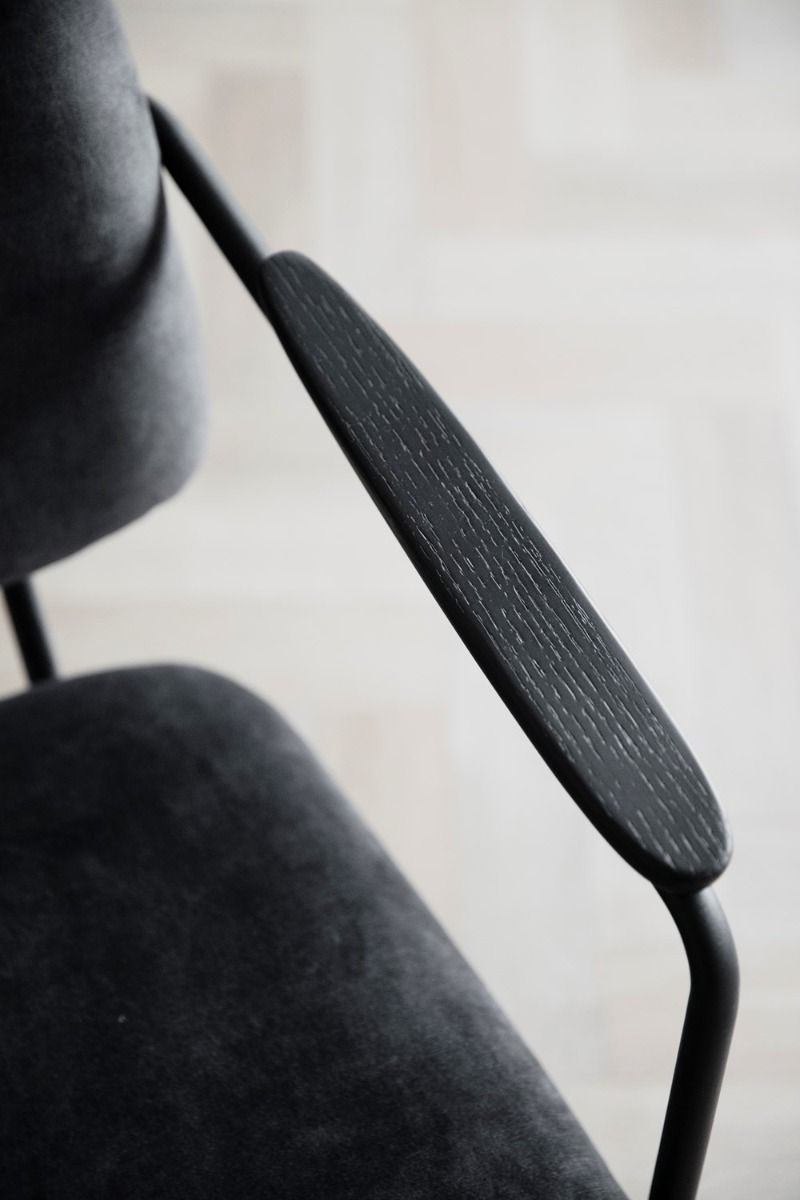 Rowico Prescott tuoli, harmaa