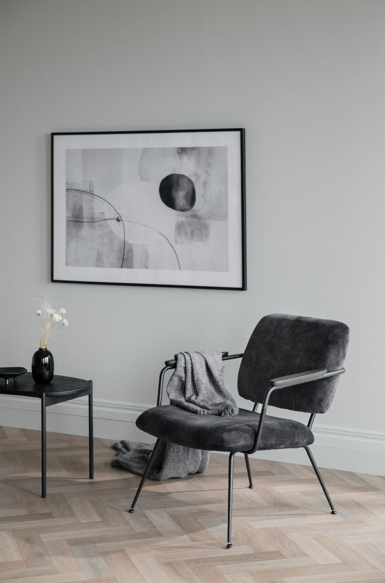 Rowico Prescott tuoli, harmaa