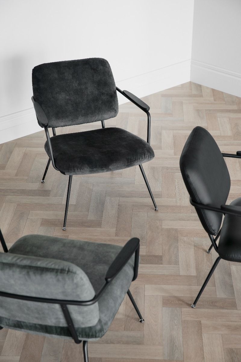 Rowico Prescott tuoli, harmaa