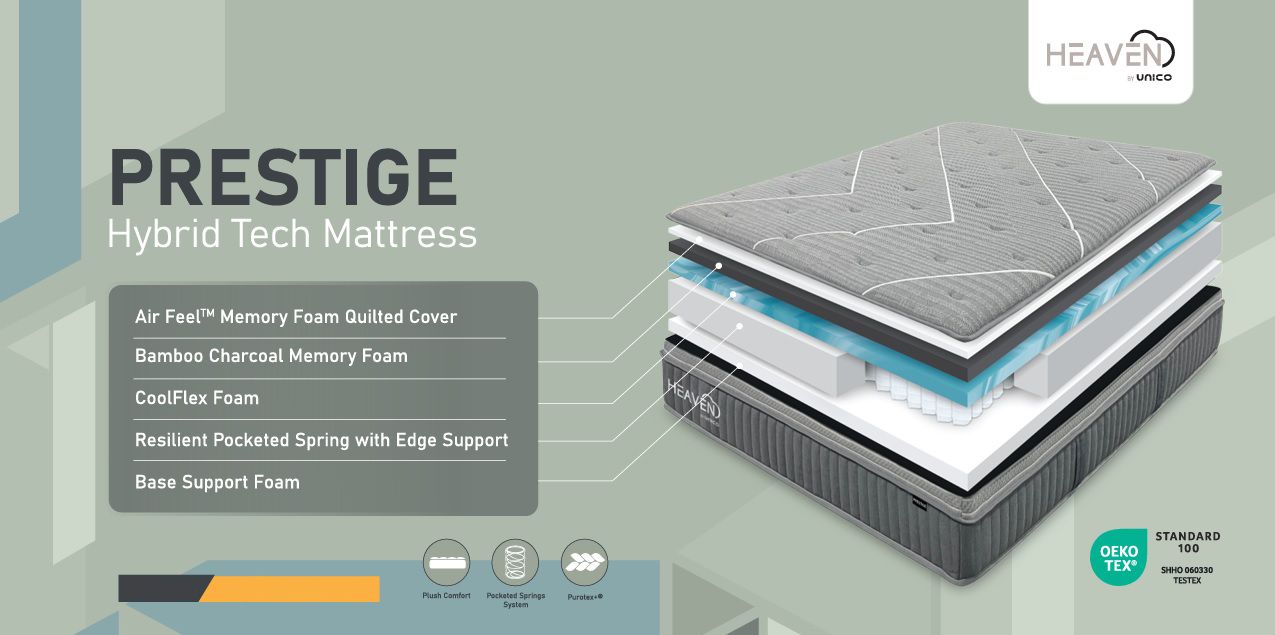 Heaven Prestige™ -runkosänky, eri kokoja