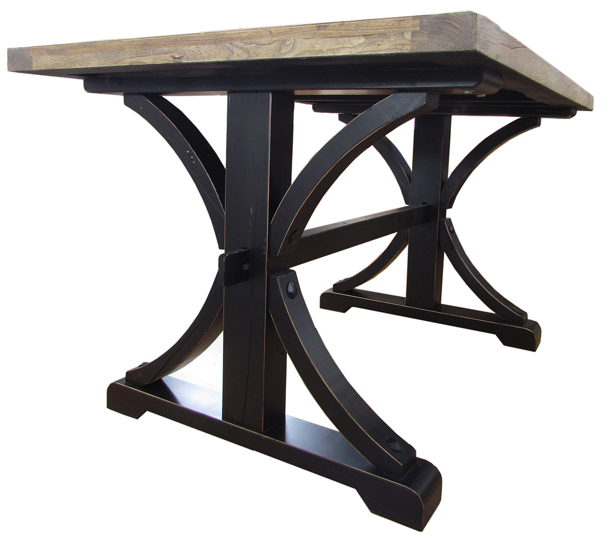 Provence Vintage ruokapöytä 198x100, musta