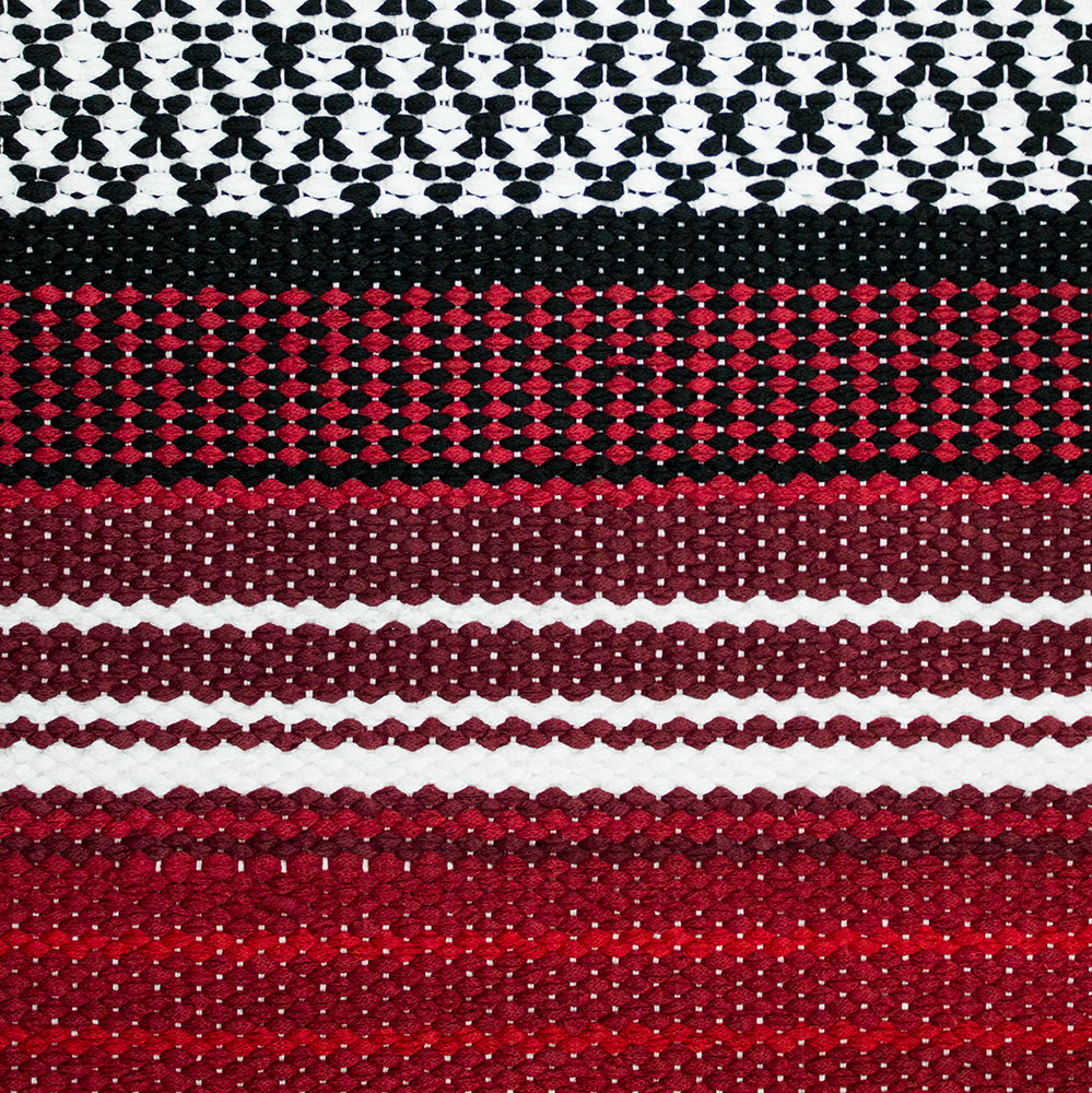 Maija Punainen puuvillamatto, eri kokoja