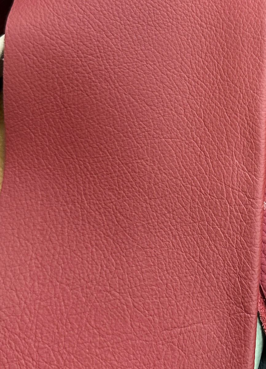 punaisen nahkasohvan värimalli