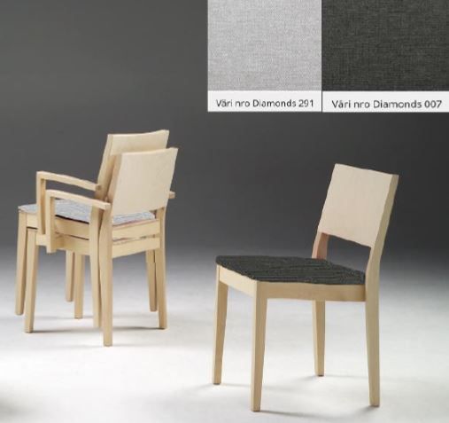 Puulon Q-tuoli, luonnonvärinen koivu, eri vaihtoehtoja!