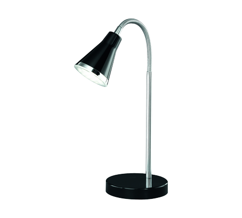 Arras-pöytävalaisin, musta 