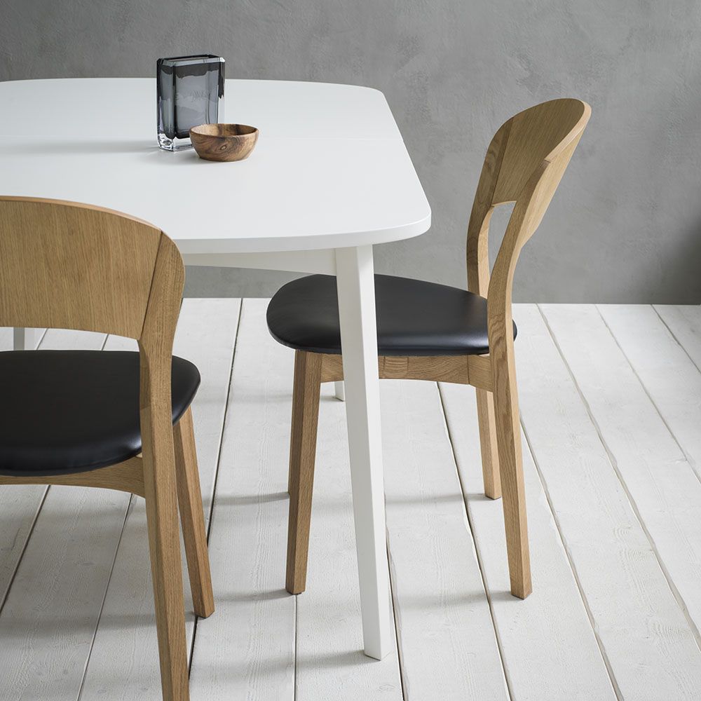 Hans K Rainbow ruokapöytä, 142cm valkoinen