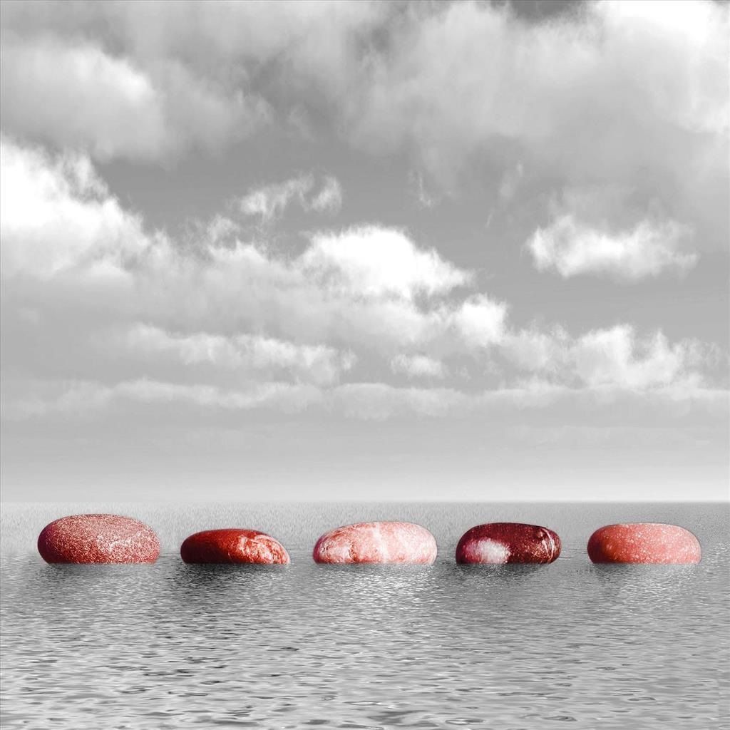 Kanvastaulu 60 x 60 x 3 cm Red Designs 2