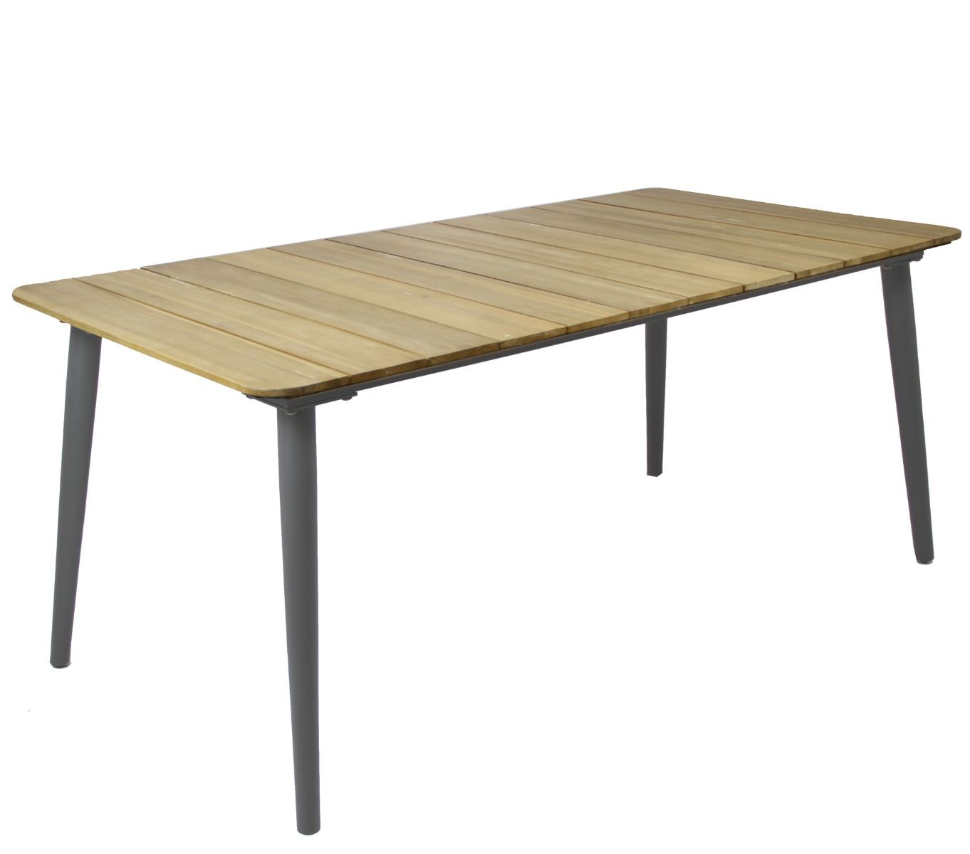 Reims ruokapöytä ulos 180x90 cm puukannella