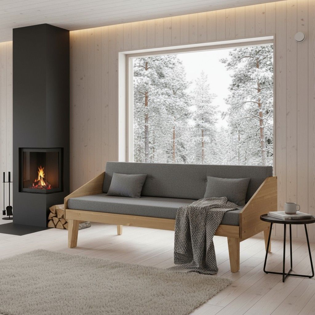 Retro levitettävä laverisohva + patjasarja, eri värejä