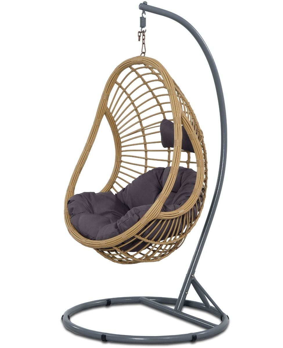 Tiger riipputuoli + teline, luonnonväri