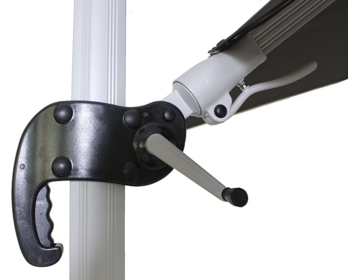 Roman LUX aurinkovarjo 3x3m, valkoinen