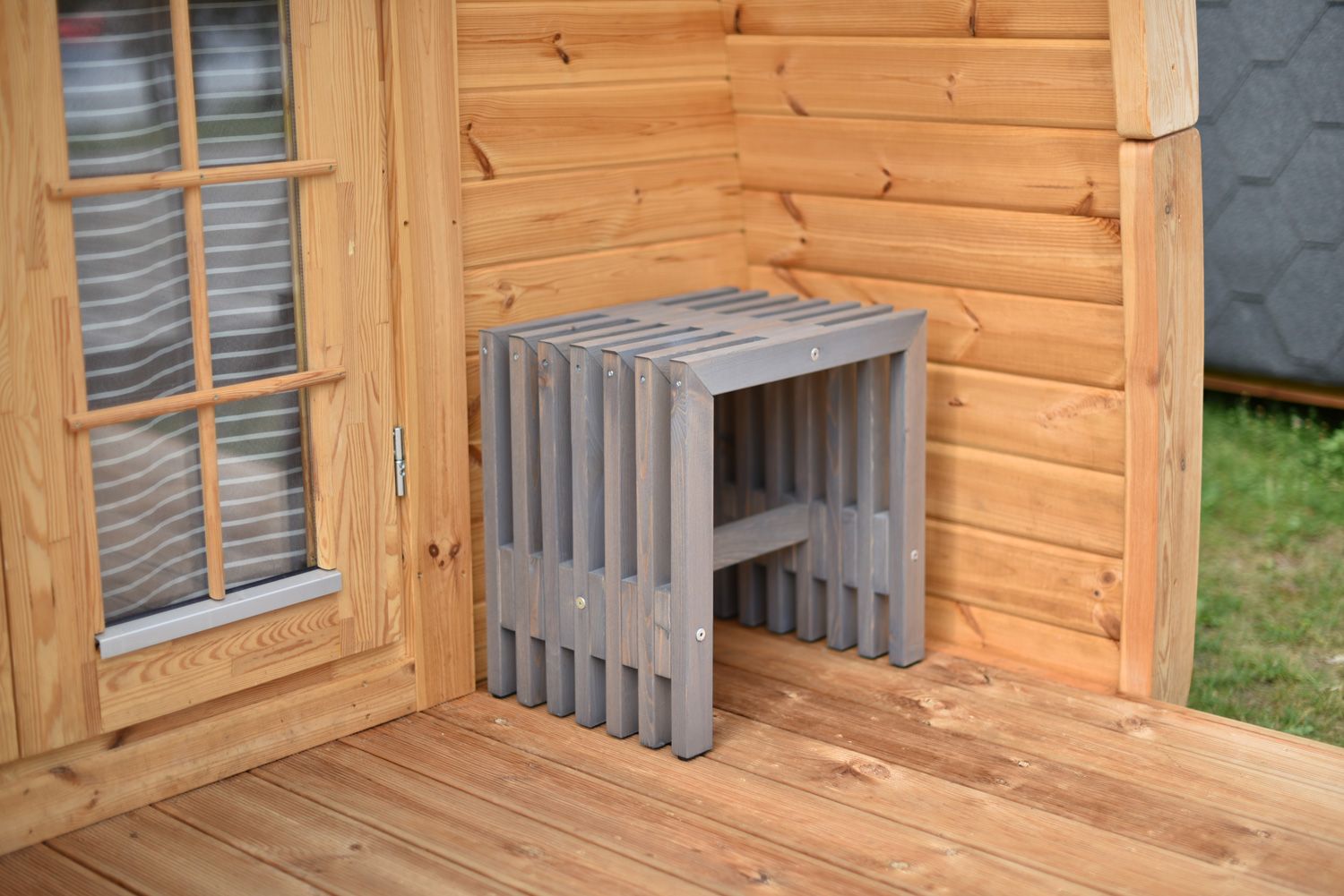 Rima jakkara ulkokäyttöön, harmaa