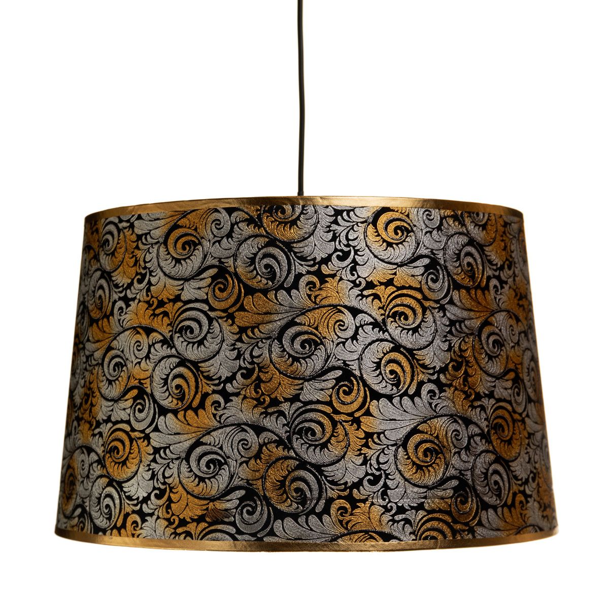 Riona-kangasvalaisin. kulta-hopea kuviointi