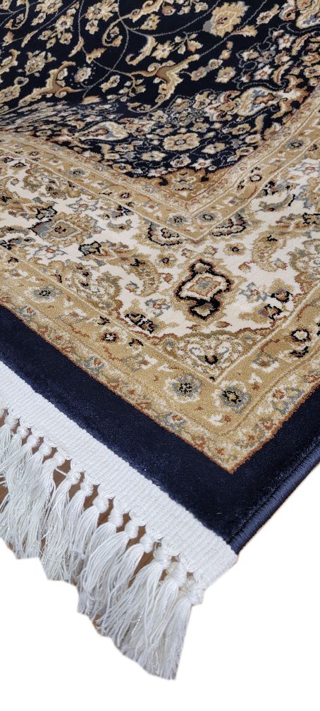 Ritz plyysimatto Medaljonki sininen, 160x235cm