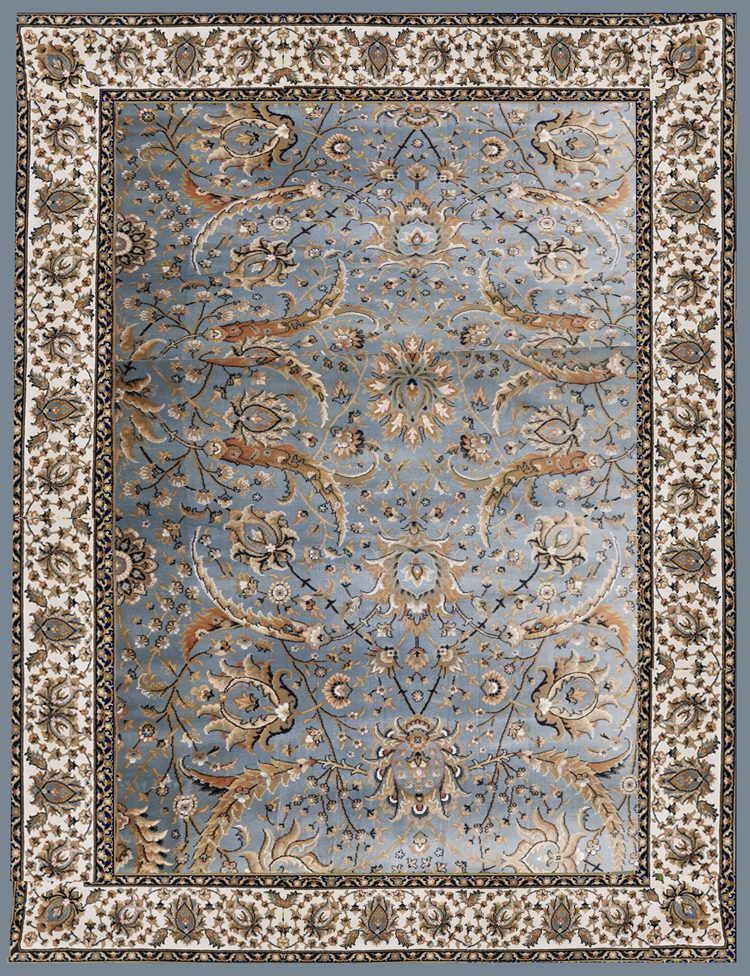 Ritz plyysimatto siniharmaa, 140x200cm