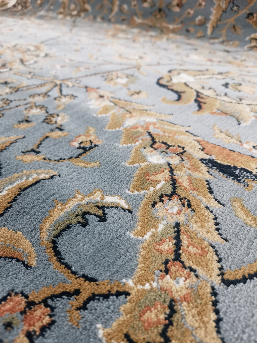 Ritz plyysimatto siniharmaa, 160x235cm