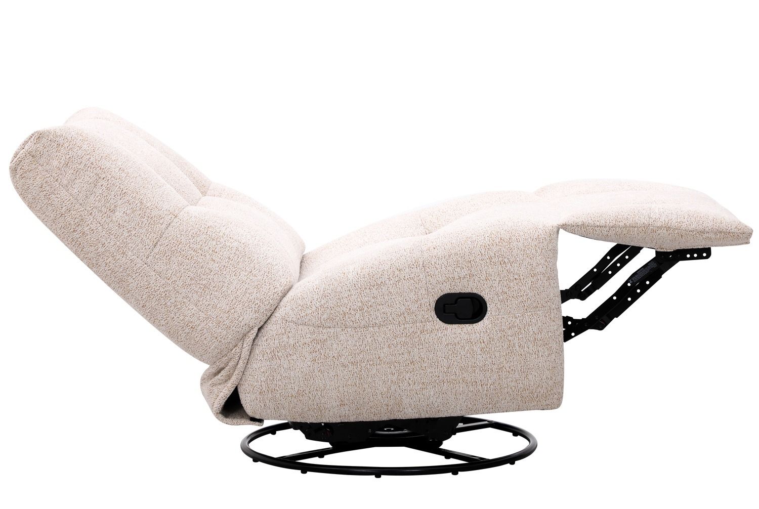 Rock pyörivä nojatuoli mekanismilla, beige