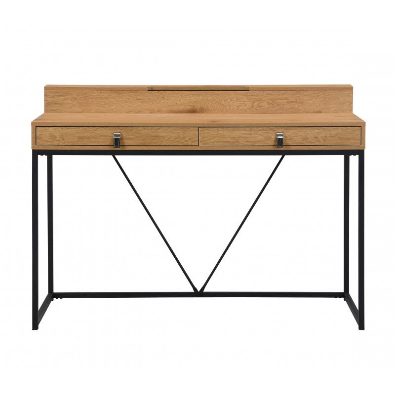 Rock Työpöytä, tammi/musta