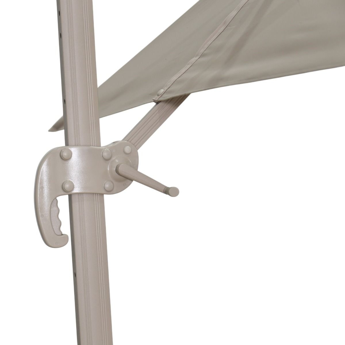 Roman aurinkovarjo 2,5 x 2,5m, hiekan väri