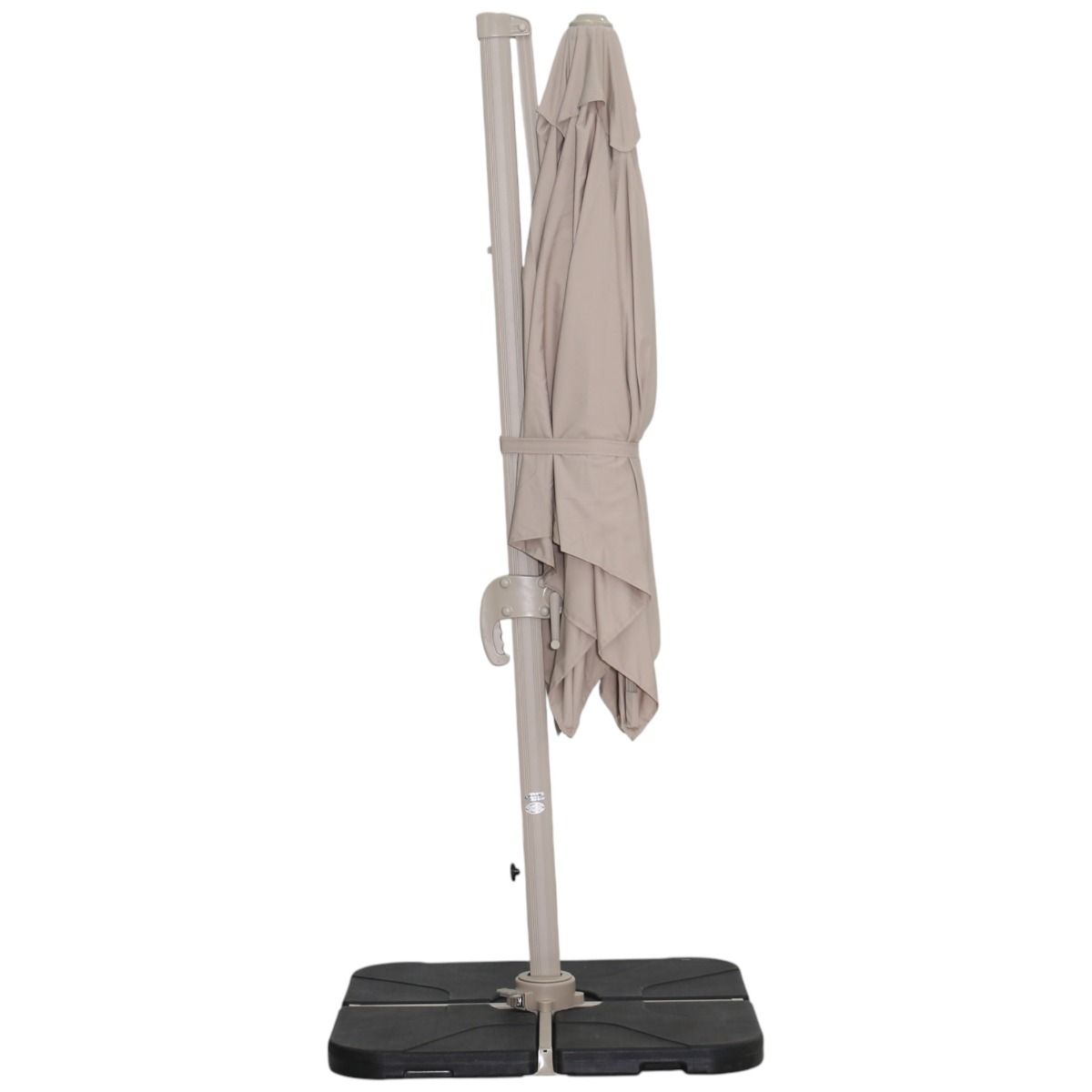 Roman aurinkovarjo 2,5 x 2,5m, hiekan väri