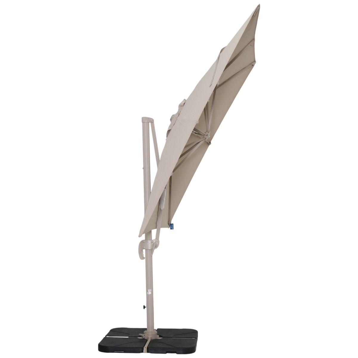 Roman aurinkovarjo 2,5 x 2,5m, hiekan väri