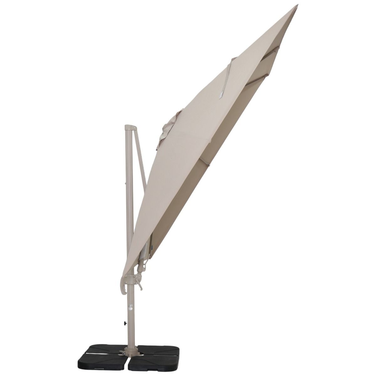 Roman LUX aurinkovarjo 3x3m, hiekan väri