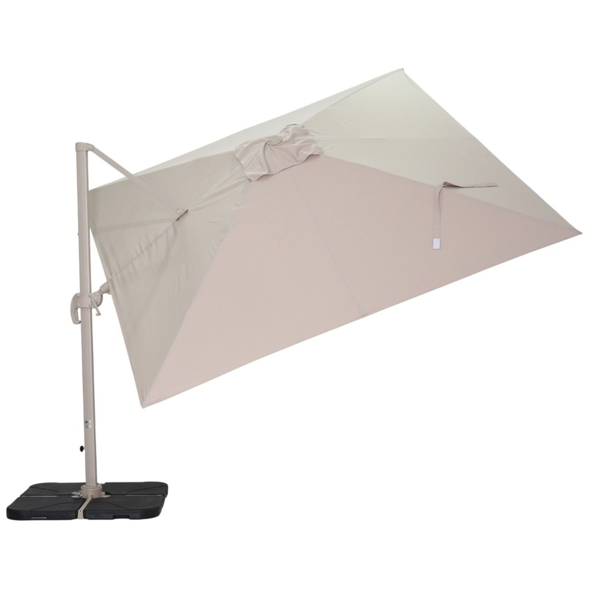 Roman LUX aurinkovarjo 3x3m, hiekan väri