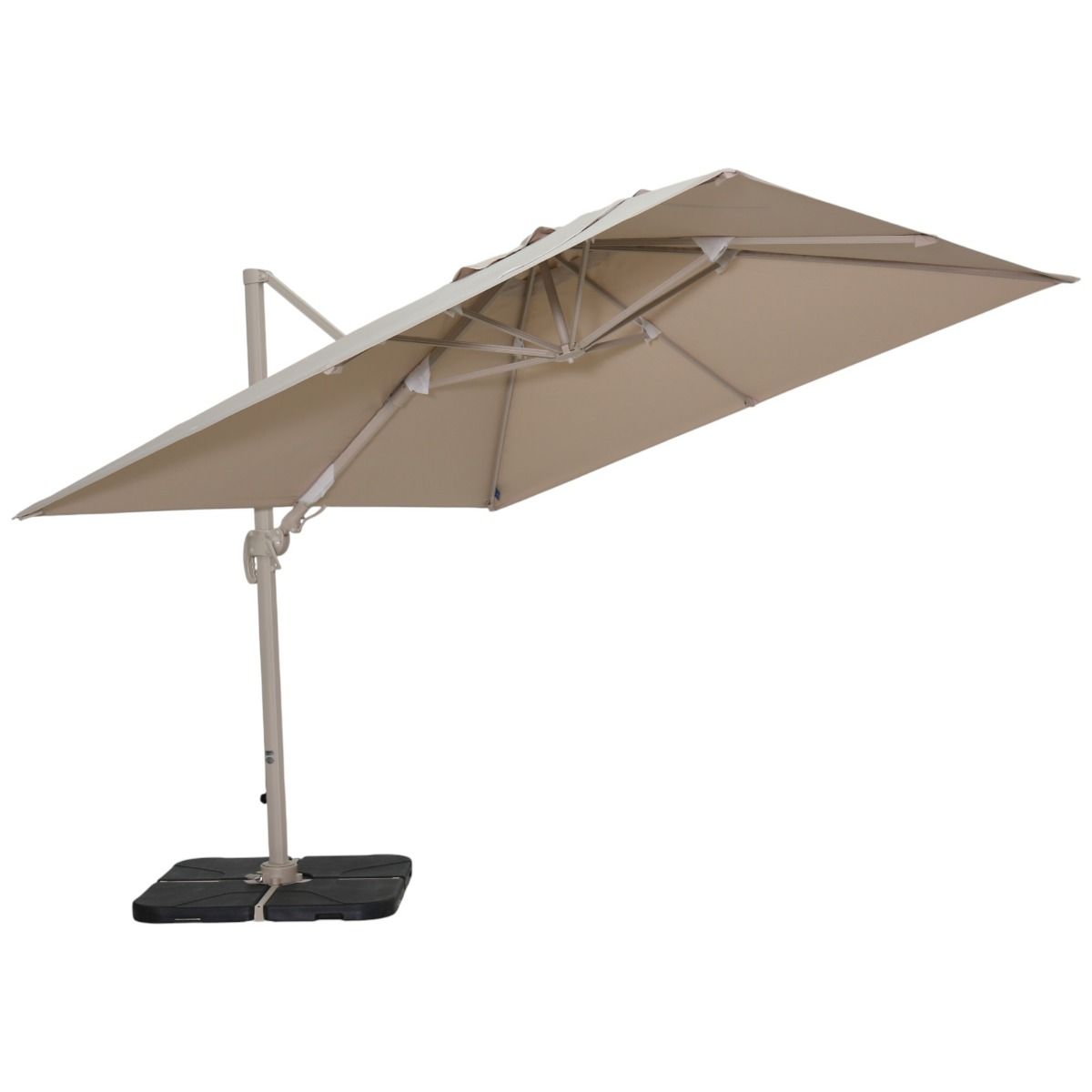 Roman LUX aurinkovarjo 3x3m, hiekan väri