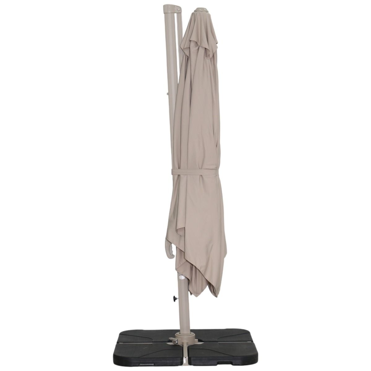 Roman LUX aurinkovarjo 3x3m, hiekan väri