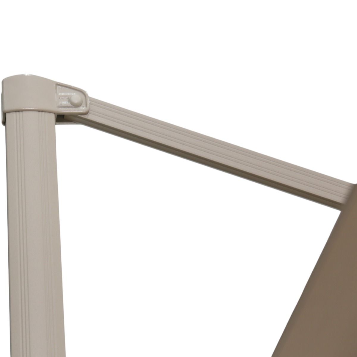 Roman LUX aurinkovarjo 3x3m, hiekan väri