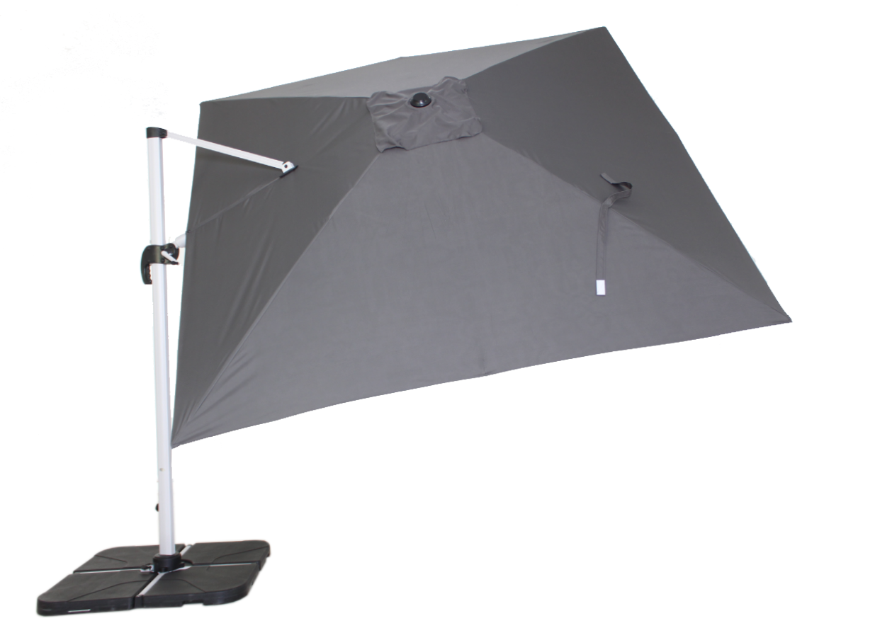 Roman LUX aurinkovarjo 3x3m, harmaa