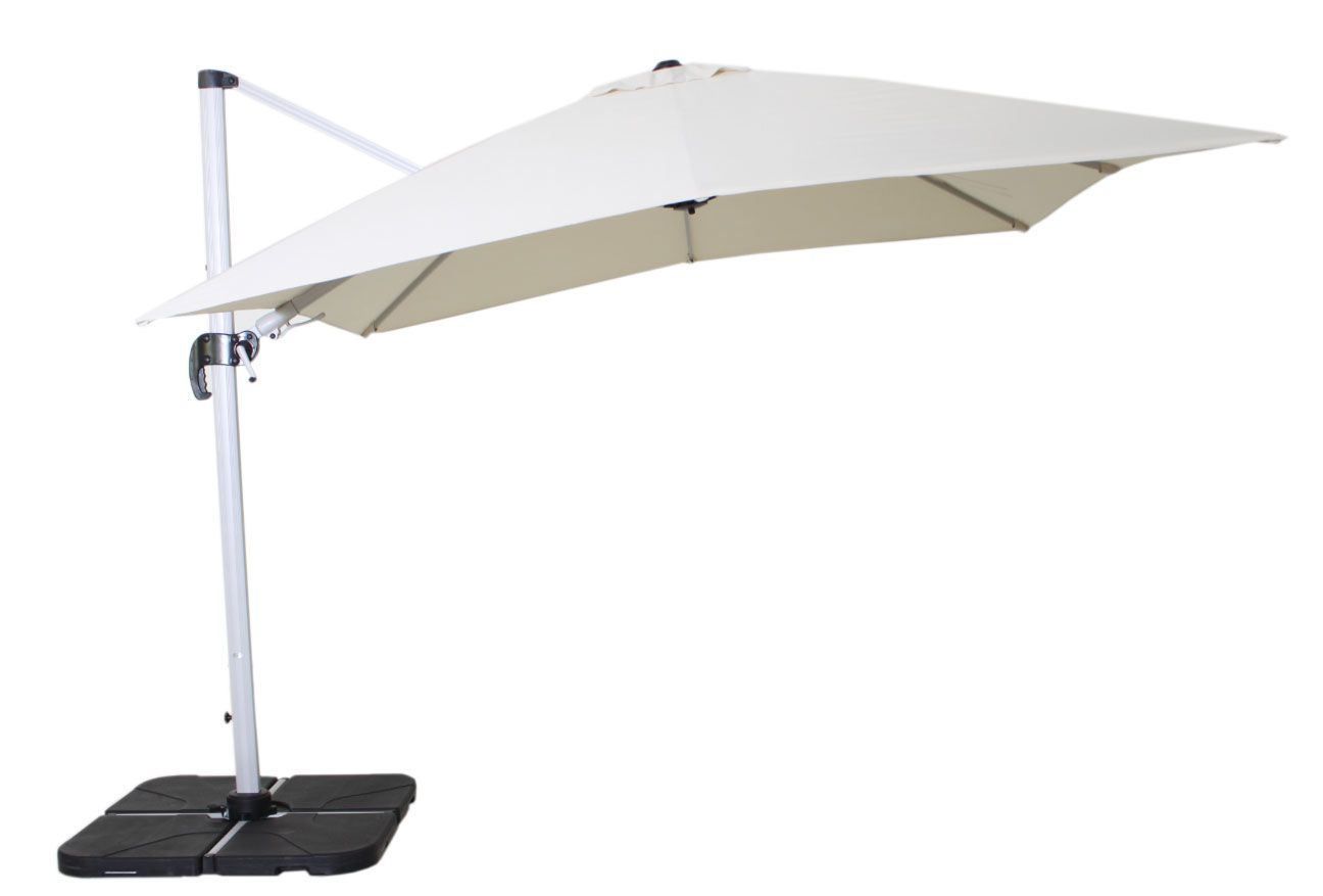 Roman LUX aurinkovarjo 3x3m, valkoinen