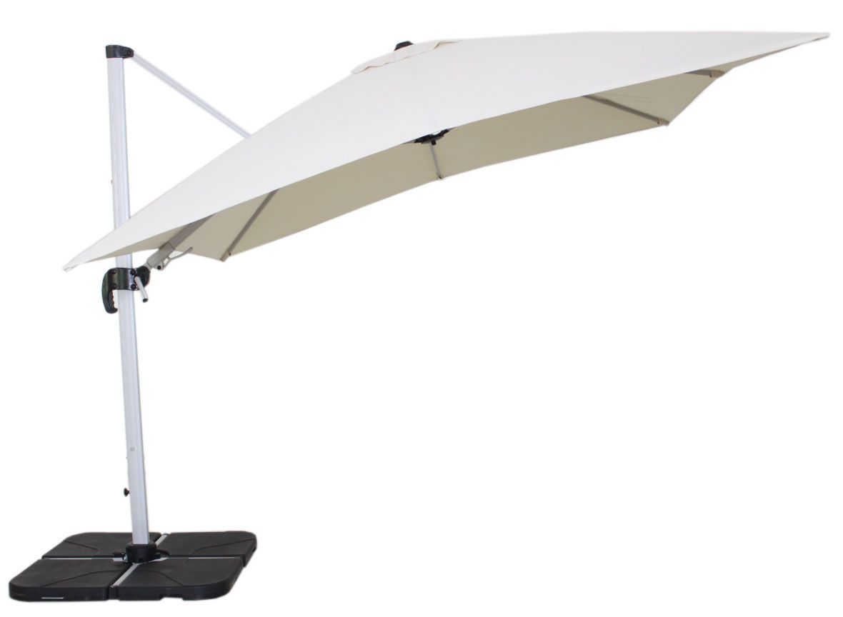 Roman LUX aurinkovarjo 3x3m, valkoinen