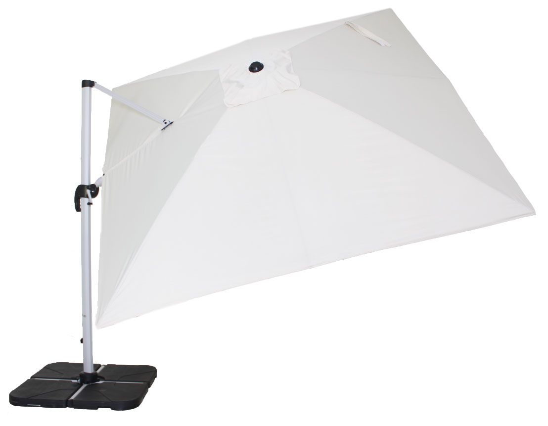 Roman LUX aurinkovarjo 3x3m, valkoinen