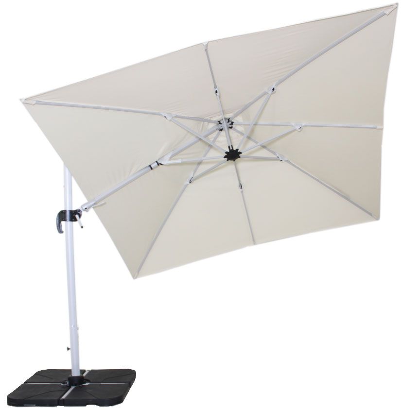 Roman LUX aurinkovarjo 3x3m, valkoinen