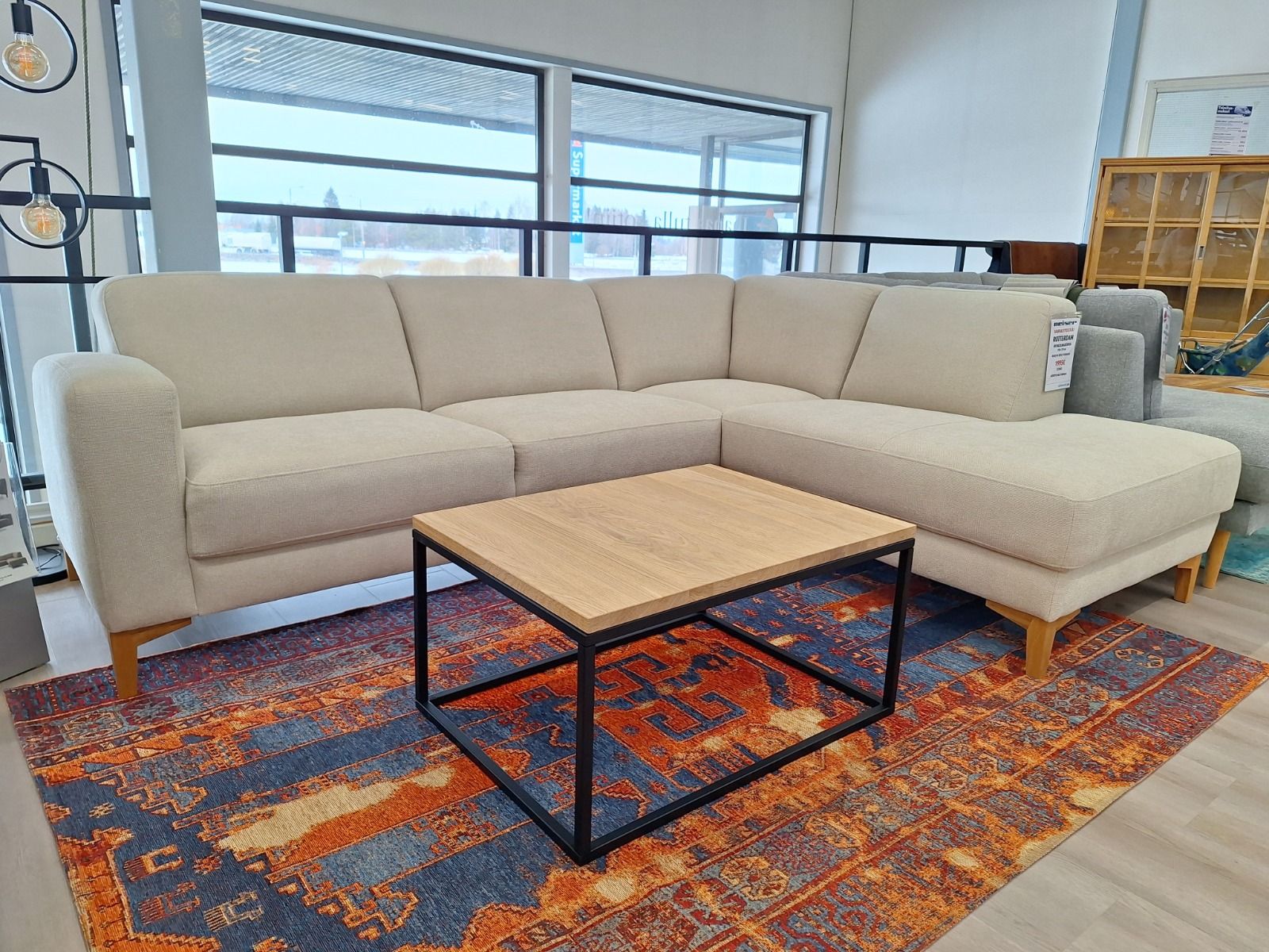 Neiser Rotterdam avokulmasohva, beige