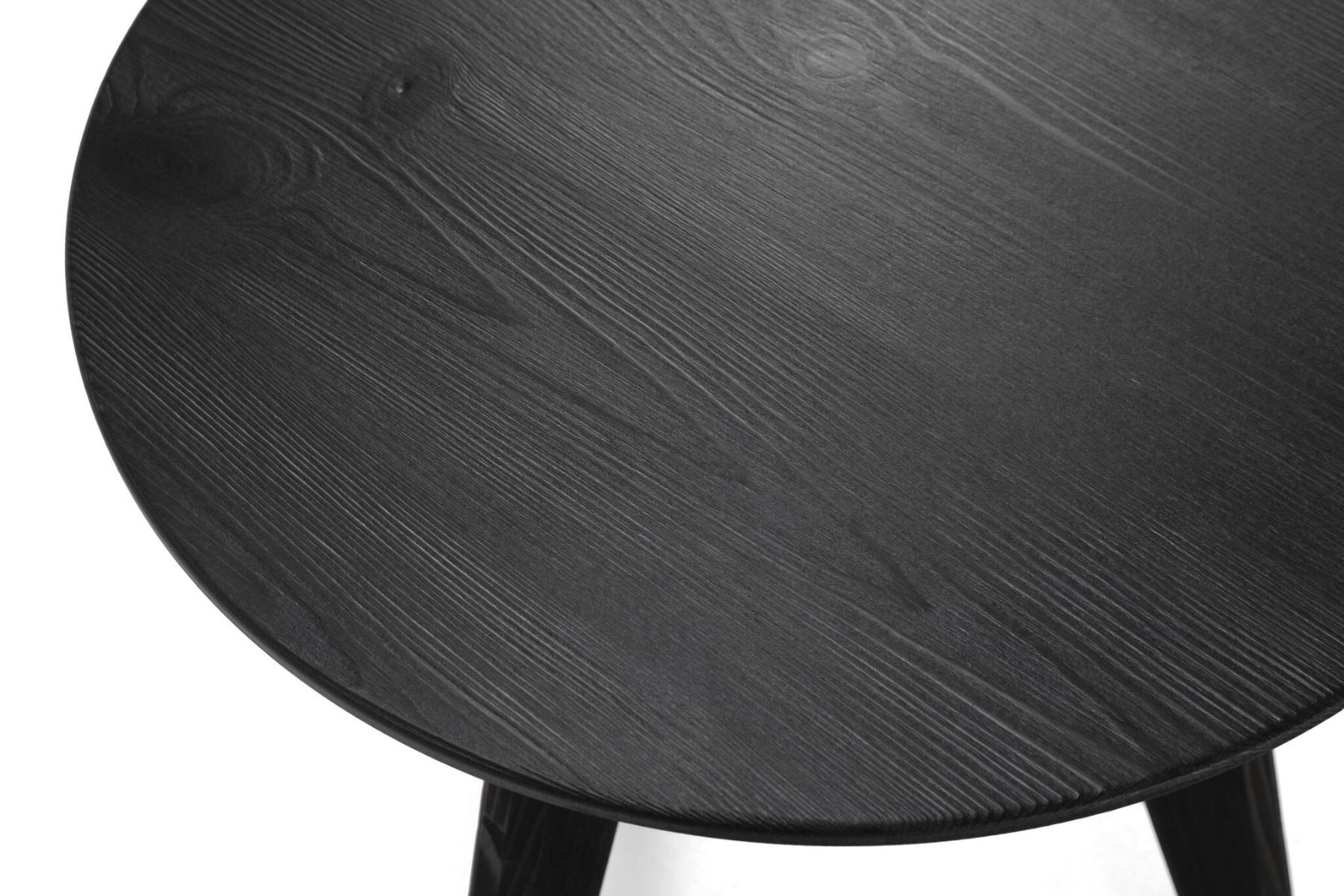 Lähikuva mustan Anni apupöydän pinnasta