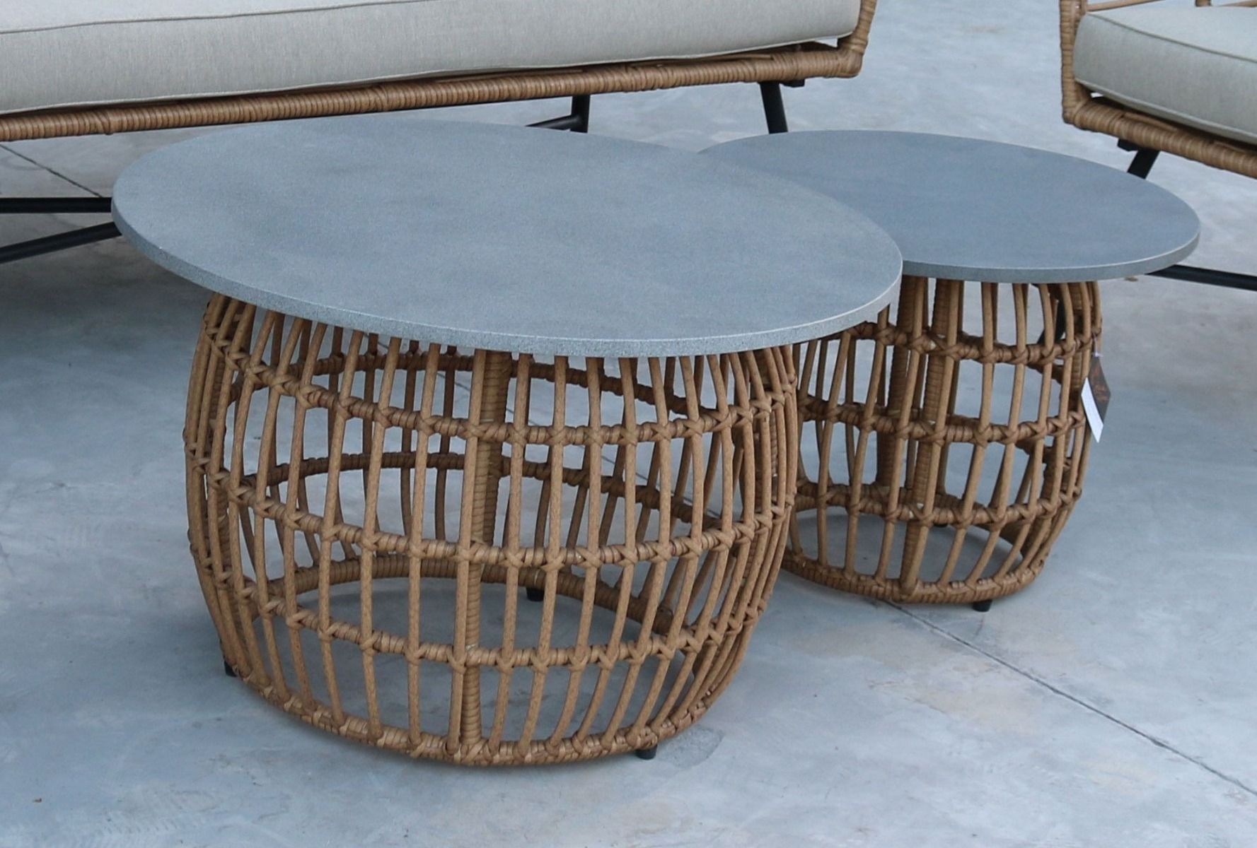 Royan sohvapöytäsetti, polyrottinki